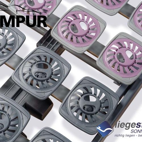 Tempur Flex 500 Systemrahmen Premium, mehrere Auflageflächen